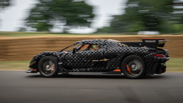 This life-size Koenigsegg just became the fastest drive-able Lego car This life-size Koenigsegg just became the fastest drive-able Lego car ever — $5m hypercar recreated from 327,000 Technic elements and sent down Goodwood Hill at 69mph