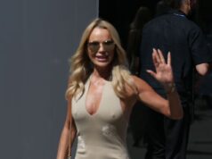 GOSSIP99 : Amanda Holden goes braless in a plunging gown while Hannah Waddingham battles soaring temperatures at Ride Or Die photocall as stars sizzle in the heatwave