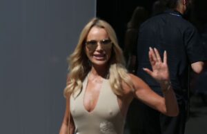 GOSSIP99 : Amanda Holden goes braless in a plunging gown while Hannah Waddingham battles soaring temperatures at Ride Or Die photocall as stars sizzle in the heatwave