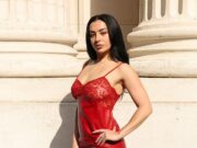 GOSSIP99 : Charli XCX turns heads in a sexy red dress as she joins lace-clad Daisy Edgar-Jones at the star-studded Saint Laurent show during Men’s Paris Fashion Week