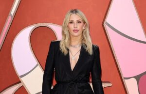 GOSSIP99 : Ellie Goulding shows off her post-baby figure in a sideboob-flashing black suit as she joins Maya Jama and Leomie Anderson to celebrate the V&A Summer Party’s 10th Anniversary