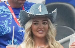 GOSSIP99 : England WAGs including Jude Bellingham’s girlfriend Ashlyn Castro gather to watch their men take on Croatia… as Jordan Pickford’s wife Megan salvages a last-minute outfit