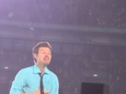 GOSSIP99 : Harry Styles sparks concern at his Wembley gig as he chokes on water before collapsing to the ground while performing during scorching 37C heatwave