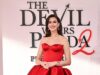 GOSSIP99 : How Anne Hathaway hid her baby bump during Devil Wears Prada promo tour: Expecting star, 43, used clever styling tricks to keep pregnancy under wraps