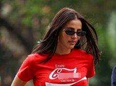 GOSSIP99 : Indy Clinton shocks onlookers as she arrives at Federal Court in X-rated T-shirt alongside husband Ben Azar as he sues his former employer for alleged unfair dismissal