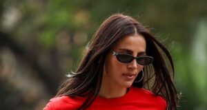 GOSSIP99 : Indy Clinton shocks onlookers as she arrives at Federal Court in X-rated T-shirt alongside husband Ben Azar as he sues his former employer for alleged unfair dismissal