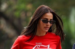 GOSSIP99 : Indy Clinton shocks onlookers as she arrives at Federal Court in X-rated T-shirt alongside husband Ben Azar as he sues his former employer for alleged unfair dismissal