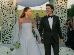 GOSSIP99 : Inside Will Peltz And Model Kenya Kinski-Jones’s Wedding At The Groom’s Childhood Home