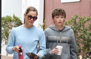 GOSSIP99 : Jennifer Garner’s son Samuel, 14, nearly towers over her on LA outing… after her gushing Father’s Day tribute to ex Ben Affleck