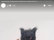 GOSSIP99 : Kanye West shares TOPLESS photo of wife Bianca Censori posing in a cat mask after she stepped out with no underwear in a very sheer gown