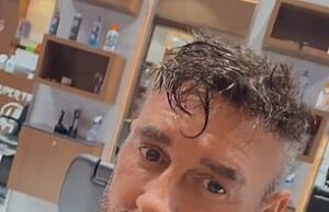 GOSSIP99 : Katie Price’s husband Lee Andrews reveals his new hair – which has ‘grown’ in six days after using AI filter – as he posts from barber shop in Dubai