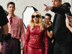 GOSSIP99 : Madonna, 67, turns heads as she rocks a red lace minidress at Saint Laurent’s star-studded show during Men’s Paris Fashion Week