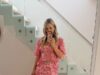 GOSSIP99 : Pregnant Vogue Williams stuns in a glamorous pink dress as she enjoys her baby shower in Ireland as fans speculate she has revealed the gender
