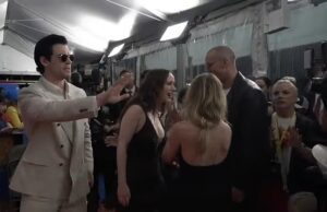 GOSSIP99 : Tense moment David Corenswet tells photographer to back off Milly Alcock in viral video from Supergirl premiere