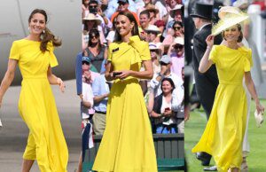 GOSSIP99 : The Princess Of Wales, Kate Middleton, Doubles Down On Summer Yellow At Ascot