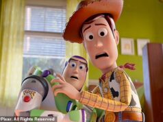 GOSSIP99 : Toy Story 5 is branded ‘a welcome return to form’ by critics as the ‘sublime’ sequel is lauded for its ‘digital age backdrop’, Joan Cusack’s leading turn and Taylor Swift’s ‘insanely catchy’ song