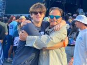 GOSSIP99 : Trainspotting star Jonny Lee Miller, 53, looks unrecognisable as he poses in snap with his son Buster, 17, – after finding love with Pilates instructor, 27