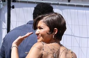 GOSSIP99 : Zendaya sizzles in a backless gown with intricate spiderweb detail as she perfects ‘method dressing’ at Spider-Man photocall in London