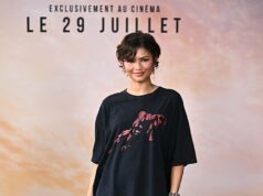 GOSSIP99 : Zendaya wears vintage $35 Spider-Man T-shirt as a dress as she shares a sweet moment with husband Tom Holland at Brand New Day event in Paris