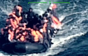 GOSSIP.CO.UK : Chilling drone footage shows dozens crammed onto small boat as pilot jailed