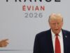 GOSSIP.CO.UK : Donald Trump sniffs, rants and croaks for 40 minutes at erratic G7 press conference