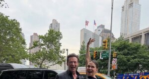 GOSSIP.CO.UK : Hugh Jackman and Sutton Foster are slammed over cosy photo at The Death of Robin Hood premiere: ‘Nobody asked for this’