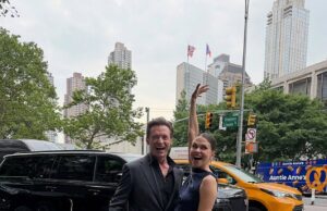 GOSSIP.CO.UK : Hugh Jackman and Sutton Foster are slammed over cosy photo at The Death of Robin Hood premiere: ‘Nobody asked for this’