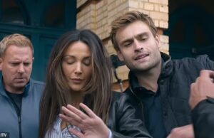 GOSSIP.CO.UK : Michelle Keegan and Douglas Booth show off their brewing chemistry in first trailer for police thriller The Blame after she shared how they bonded over ‘quizzes and food’