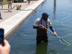 GOSSIP.CO.UK : Unquestionable proof Donald Trump is WRONG in reflecting pool row after ‘vandals’ claim