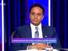 GOSSIP.CO.UK : Zia Yusuf ‘blocked by his OWN party from standing as an MP’ as BBC Question Time audience laugh